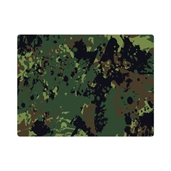 Military-background-grunge---- Premium Plush Fleece Blanket (mini) by Simbadda