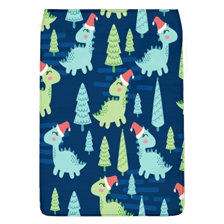 Cute-dinosaurs-animal-seamless-pattern-doodle-dino-winter-theme Removable Flap Cover (L)