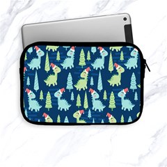 Cute-dinosaurs-animal-seamless-pattern-doodle-dino-winter-theme Apple Ipad Mini Zipper Cases by Simbadda