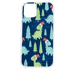 Cute-dinosaurs-animal-seamless-pattern-doodle-dino-winter-theme Iphone 12 Pro Max Tpu Uv Print Case