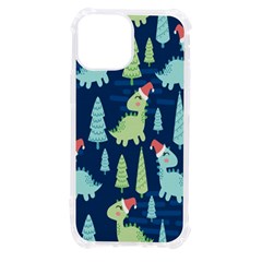 Cute-dinosaurs-animal-seamless-pattern-doodle-dino-winter-theme Iphone 13 Mini Tpu Uv Print Case