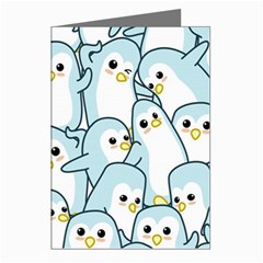 Penguins-pattern Greeting Cards (pkg Of 8)