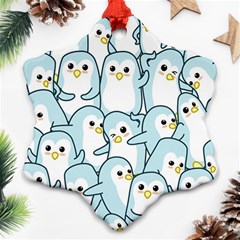 Penguins-pattern Ornament (snowflake)