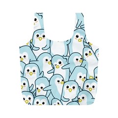 Penguins-pattern Full Print Recycle Bag (m)