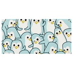 Penguins-pattern Banner And Sign 4  X 2  by Simbadda