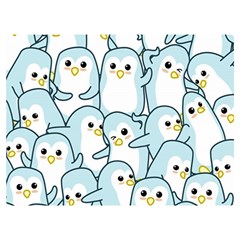 Penguins-pattern Premium Plush Fleece Blanket (extra Small) by Simbadda