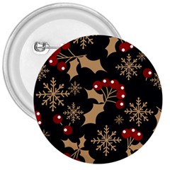 Christmas-pattern-with-snowflakes-berries 3  Buttons