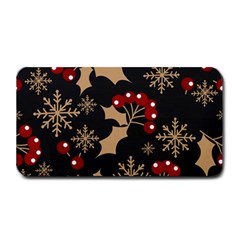 Christmas-pattern-with-snowflakes-berries Medium Bar Mat