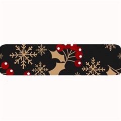 Christmas-pattern-with-snowflakes-berries Large Bar Mat