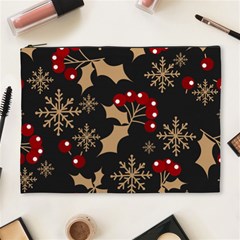 Christmas-pattern-with-snowflakes-berries Cosmetic Bag (xl)