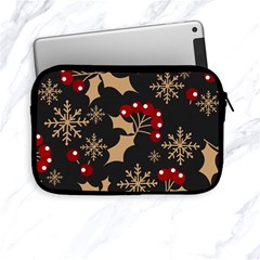 Christmas-pattern-with-snowflakes-berries Apple Ipad Mini Zipper Cases