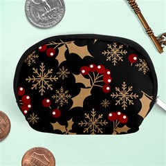 Christmas-pattern-with-snowflakes-berries Accessory Pouch (medium)