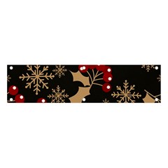 Christmas-pattern-with-snowflakes-berries Banner And Sign 4  X 1 