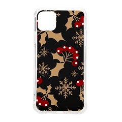 Christmas-pattern-with-snowflakes-berries Iphone 11 Pro Max 6 5 Inch Tpu Uv Print Case