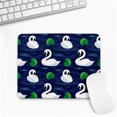 Swan-pattern-elegant-design Small Mousepad by Simbadda