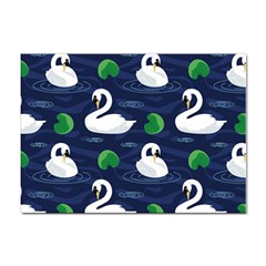 Swan-pattern-elegant-design Sticker A4 (10 Pack) by Simbadda