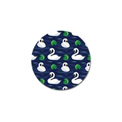 Swan-pattern-elegant-design Golf Ball Marker by Simbadda