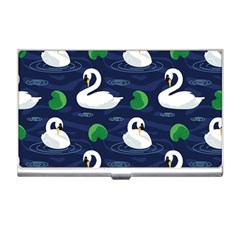 Swan-pattern-elegant-design Business Card Holder by Simbadda