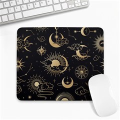 Asian Seamless Pattern With Clouds Moon Sun Stars Vector Collection Oriental Chinese Japanese Korean Large Mousepad by Grandong