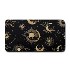 Asian Seamless Pattern With Clouds Moon Sun Stars Vector Collection Oriental Chinese Japanese Korean Medium Bar Mat by Grandong