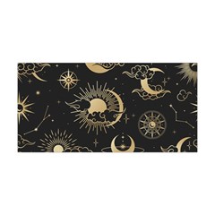 Asian Seamless Pattern With Clouds Moon Sun Stars Vector Collection Oriental Chinese Japanese Korean Yoga Headband by Grandong