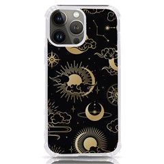 Asian Seamless Pattern With Clouds Moon Sun Stars Vector Collection Oriental Chinese Japanese Korean Iphone 13 Pro Max Tpu Uv Print Case by Grandong