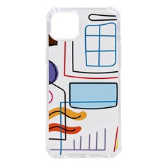 Sketch Line Art Doodles Design Iphone 14 Plus Tpu Uv Print Case by Grandong