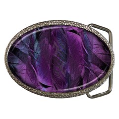 Feather Pattern Texture Form Belt Buckles by Grandong