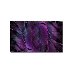 Feather Pattern Texture Form Sticker Rectangular (10 Pack) by Grandong