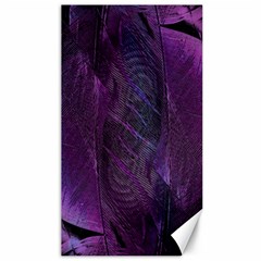 Feather Pattern Texture Form Canvas 40  X 72  by Grandong