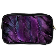 Feather Pattern Texture Form Toiletries Bag (one Side) by Grandong