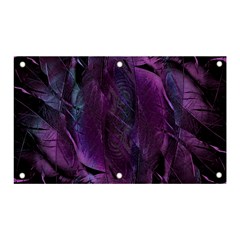 Feather Pattern Texture Form Banner And Sign 5  X 3  by Grandong