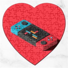 Gaming Console Video Jigsaw Puzzle (heart) by Grandong