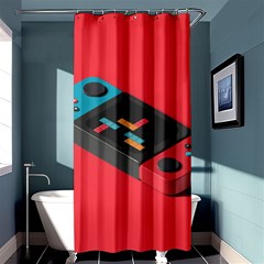 Gaming Console Video Shower Curtain 36  X 72  (stall)  by Grandong