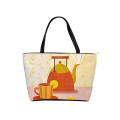 Tea Pot Cup Drawing Classic Shoulder Handbag