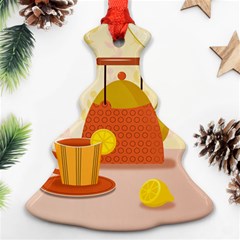 Tea Pot Cup Drawing Ornament (Christmas Tree) 