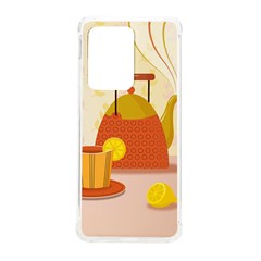 Tea Pot Cup Drawing Samsung Galaxy S20 Ultra 6.9 Inch TPU UV Case