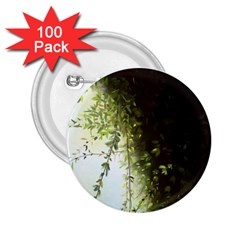 Branch Plant Shrub Green Natural 2 25  Buttons (100 Pack)  by Grandong