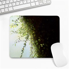 Branch Plant Shrub Green Natural Large Mousepad by Grandong