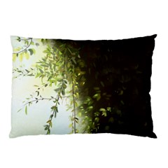 Branch Plant Shrub Green Natural Pillow Case by Grandong