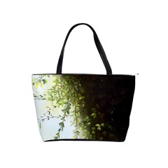 Branch Plant Shrub Green Natural Classic Shoulder Handbag by Grandong