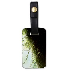 Branch Plant Shrub Green Natural Luggage Tag (one Side) by Grandong