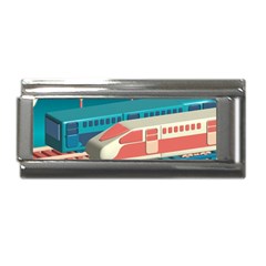 Bridge Transportation Train Toys Superlink Italian Charm (9mm) by Grandong