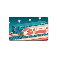 Bridge Transportation Train Toys Magnet (name Card) by Grandong