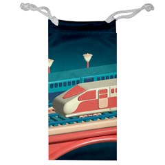 Bridge Transportation Train Toys Jewelry Bag by Grandong