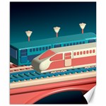 Bridge Transportation Train Toys Canvas 8  x 10  8.15 x9.66  Canvas - 1