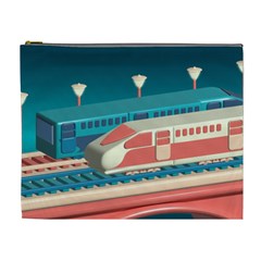 Bridge Transportation Train Toys Cosmetic Bag (xl) by Grandong