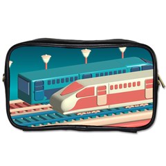 Bridge Transportation Train Toys Toiletries Bag (two Sides) by Grandong