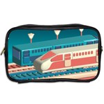 Bridge Transportation Train Toys Toiletries Bag (Two Sides) Back