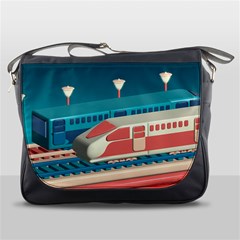 Bridge Transportation Train Toys Messenger Bag by Grandong